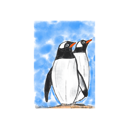Penguins poster by Stephanie Anderson