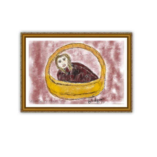 Girl in a Basket